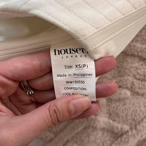 House of CB Bea Ivory Draped Corset Tank - Size XS - Picture 5 of 7